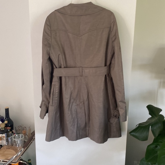 7 FOR ALL MANKIND flare pants suit trench coat jacket blazer rare SMALL 30 - Picture 4 of 8